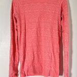 Lululemon Rest Less Pullover Heathered Electric Coral 8 Long Sleeves Top Photo 0