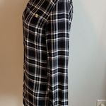 Superdry Maya Supersize Shirt Black White Check Photo 4