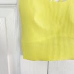 Lululemon  Like a Cloud Ribbed Longline Bra in Electric Lemon Photo 1