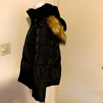 ZARA Quilted Long Sleeves Down Puffer Jacket With Textured Hood Warm Winter Photo 5