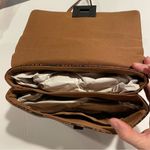 Nicole Miller NWT black brown vegan snake print mini dr bag crossbody chain Photo 11