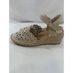 Tommy Bahamas Tan Espadrille Wedge Sandals Size 6.5 Brown Photo 3