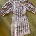 Ganni | Floral Striped Seersucker Dress | 32 Photo 8