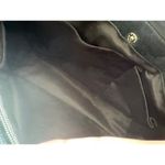 Coach Penelope Black Pebble Leather Leaf Zipper Medium Satchel Tote Bag Purse Photo 9