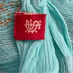 Mint/ Gold Muslim Islamic Boho Festival Scarf Shawl Wrap Oversized One Size Green Photo 7