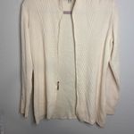 St. John  collection by Marie Grey zip up cream sweater size 2 flaw Photo 7