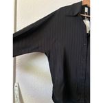 Commense Black Oversized Button Up Collared Shirt S NWT Photo 4