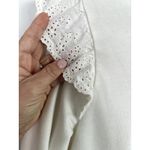 J.Crew Eyelet Ivory Sweatshirt, size Medium Photo 1