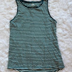 Old Navy  Green Striped Tank Top Photo 0