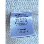 Coldwater Creek Womens XS Winter White Christmas Tree Sweater Holiday Party Cream Beige Photo 7