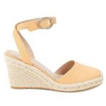 Stuart Weitzman orange Espadrille Wedge Heel Pumps size 9.5 Photo 0