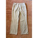 Valerie Stevens casual womens cotton pants khaki beige straight leg size 10 Photo 7