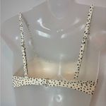 Xhilaration Cream Polka Dot Two Piece Bikini Size Medium Photo 3