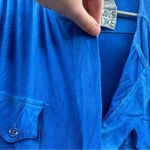 Young Fabulous and Broke Young, Fabulous & Broke Blue Ombre 3/4 Roll Tab Sleeve Romper Size M Photo 8