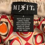 Mixit  geometric silk skirt. Photo 4