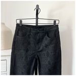 joe's jeans Joe’s Jeans The Charlie Black Snake Print High-Rise Skinny Jeans Size 27 Photo 6