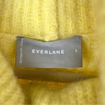 Everlane Alpaca Oversized Ribbed Turtleneck Sweater S Lemon Yellow Photo 3