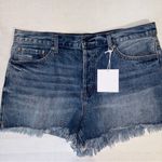 Pistola  Frayed Hem Blue Jean Shorts 32 Photo 0
