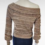 Free People  Sugar Rush Wild Horse Combo Off Shoulder Sweater Size XS Photo 5