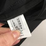 Moschino Boutique  Black Peplum Circle Eyelet Sheath Dress Size 8 Elegant Photo 6