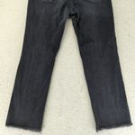 Pilcro  Vintage Straight Leg Jeans Black Distressed Women's 32‎ Stretch High-Rise Photo 5