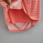 Alice + Olivia Alex + Olivia Orange Sleeveless Diamond Pattern Gold Accent Top XL Photo 4