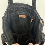 The Sak  Knit Black & Tan Tote Bag Shoulder Bag Cambodia Boho Photo 8