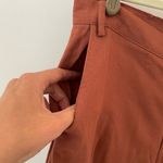 Good Luck Gem linen blend burnt Orange wide leg cropped pants large NWT Photo 2