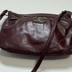 Etienne Aigner Dark Burgundy Leather Shoulder Bag Photo 0
