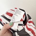 Anthropologie [] Maeve Red Blue Striped Wide Leg Sleeveless Jumpsuit Cotton Sz XL Photo 11