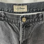 L.L.Bean jeans relaxed fit 100% cotton straight leg size 18 petite black Photo 5