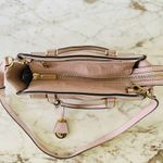 Michael Kors Harper Blossom Baby Pink Leather Medium Satchel Crossbody Bag Photo 9