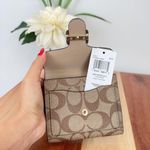 Coach Pepper Wallet In Signature Canvas Photo 6