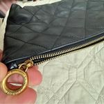 Saint Laurent YSL, iCare Tote Bag and Pouch, Black Quilted Leather Photo 12