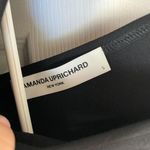 Amanda Uprichard New York black blouse sheer balloon sleeves size S Photo 2