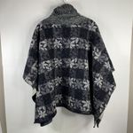 Anthropologie One Size Wintertide Reversible Turtleneck Poncho Sweater Women’s Photo 6