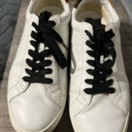 J.Crew  Shoes Size 9 Womens White Sneakers Leather Leopard Calf Hair Photo 0