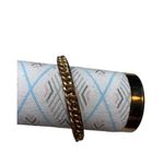 Gold Tone Braided Bangle Bracelet In good condition. Photo 4