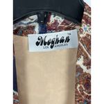 Meghan LA Meghan Los Angeles Dress‎ Brown Floral Paisley Long Sleeve Mini V-Neck Size S Photo 5