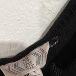 Pink Rose  Black Lace Crochet Shoulder Long Sleeve Top Size Medium Photo 2