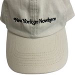 New York or Nowhere NYON Cream Baseball Cap Photo 1