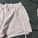 STAUD  Lavender Sweat Shorts Large Photo 7