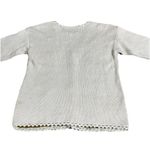 Tiara International VTG Women's 90s Tiara Ugly Christmas Sweater Beige Topiary Wreath Bells Sz S Photo 4