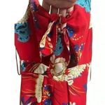 BANJUL  Adjustable Spaghetti Strap Floral Pantsuit/Romper Tie Knot Front Photo 1