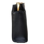 Charming Charlie C High Quality Leather Clutch Shoulder Evening Bag Gold Accents Heavy Party Photo 1