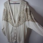 Young Stuff 1X Creme Gold Tan Cardigan Plus Photo 0