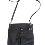 Henri Bendel Lg Gray Nylon JETSETTER Convertible Backpack Crossbody Gold Hardwar Photo 0