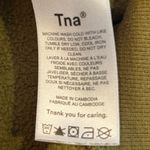 TNA Women Medium Aritizia Sweatfleece Cozy Fleece Perfect Fit Green Sweatshirt Photo 6