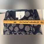 Red Valentino Navy Polka Dot Short Dress Babydoll Empire Waist Ruffles NO SIZE White Size undefined Photo 4