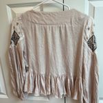 Free People Boho Long Sleeve Blouse XS Photo 2